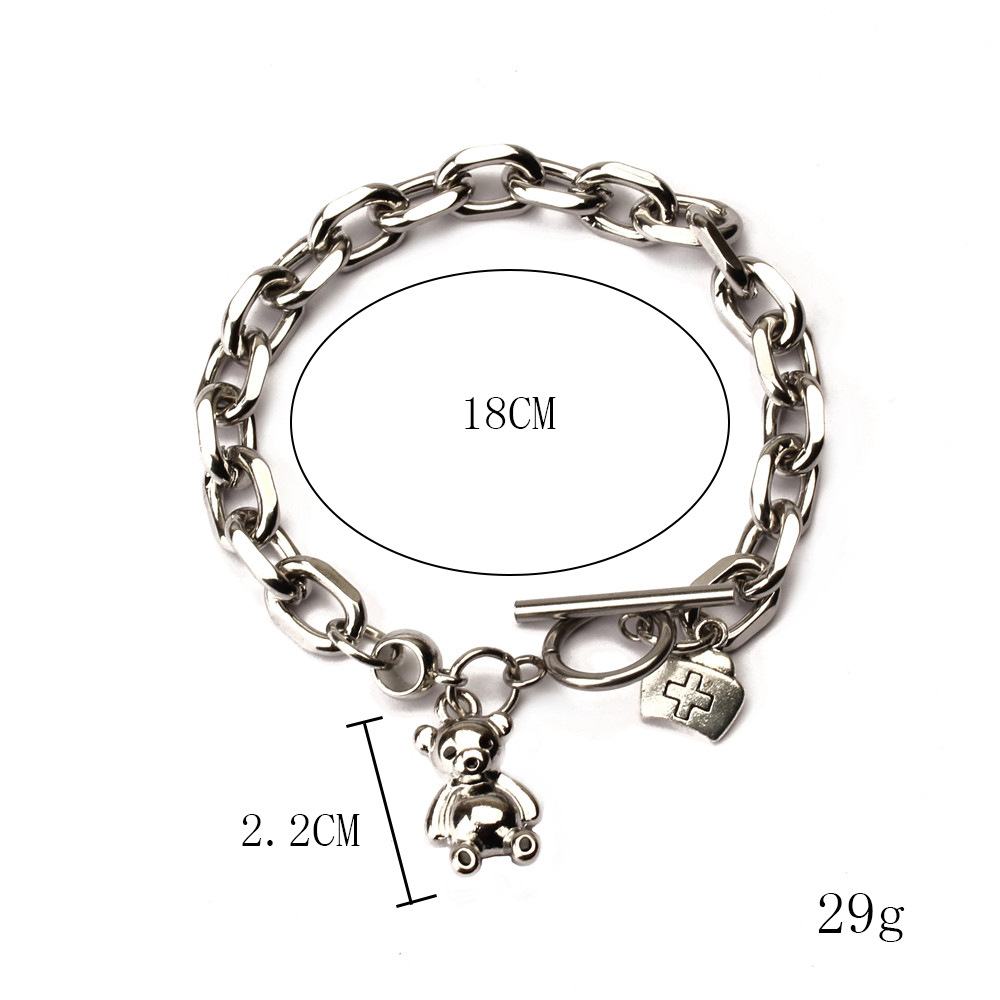 Vòng Tay Thiết Kế Đơn Giản Thời Trang Theo Phong Cách Hip Hop