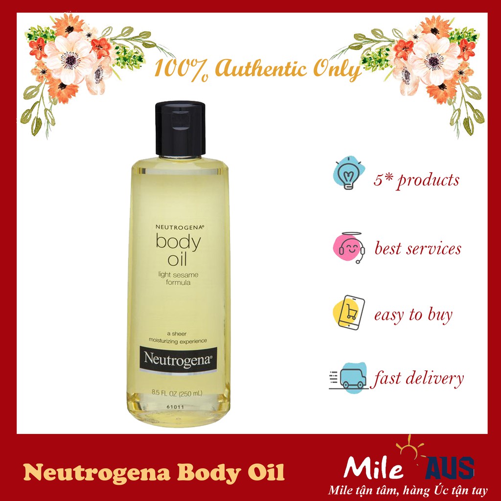 Dầu dưỡng thể Neutrogena Body Oil 250ml