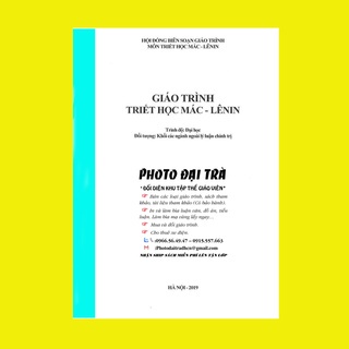 TRIẾT HỌC MÁC - LÊ NIN