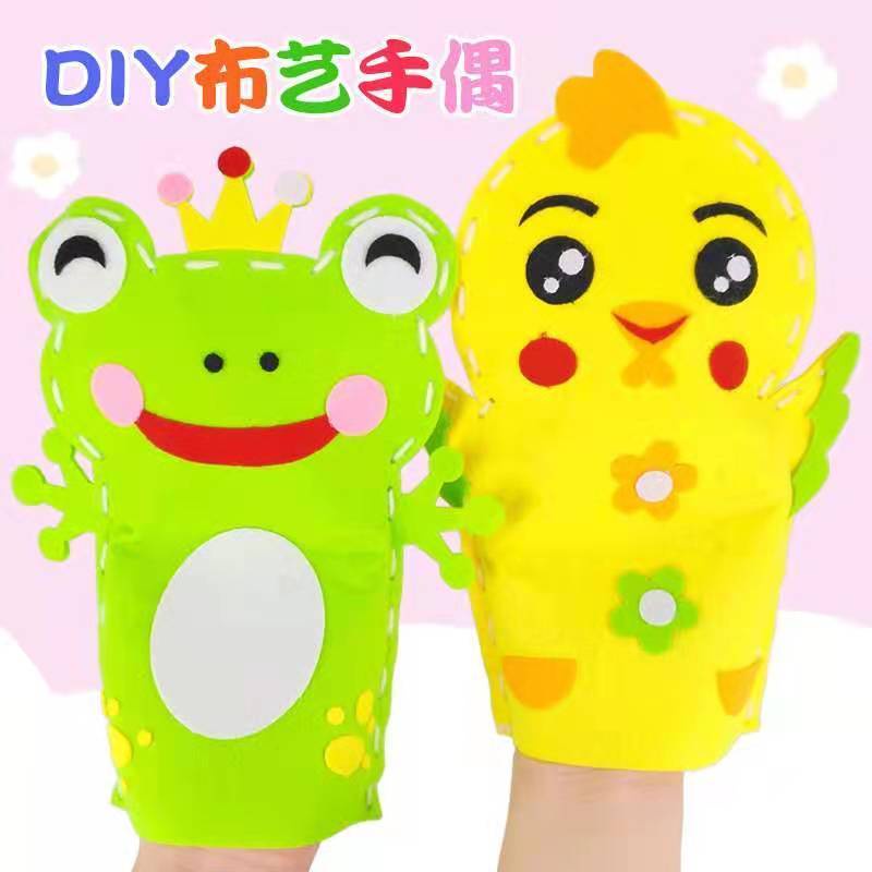 Đồ Chơi Con Rối Hoạt Hình Tự Làm Bằng Vải Không Dệt Cho Bé