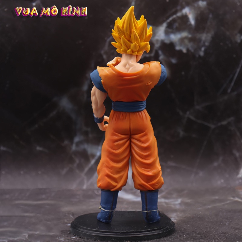 Mô hình Dragon Ball - Mô hình Songoku và Vegeta trạng thái siêu xayda cấp 1 cao 20cm full BOX