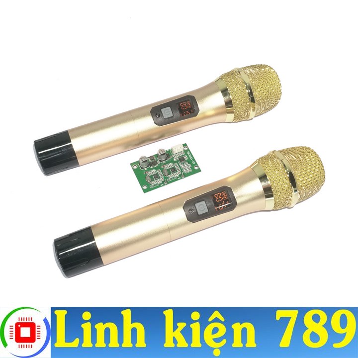 Micro không dây UHF màu đen,màu vàng