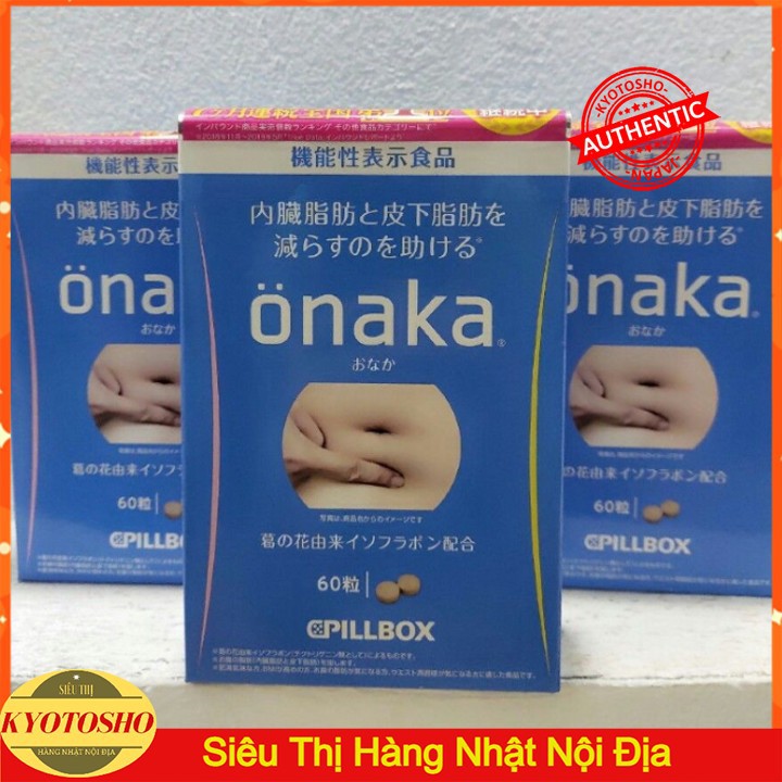 Viên uống giảm mỡ bụng Onaka 60 viên