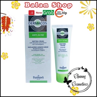 KEM GIẢM BÓNG NHỜN NGỪA MỤN 50ml DERMACOS ANTI-ACNE MATTING CREAM NỘI ĐỊA BALAN