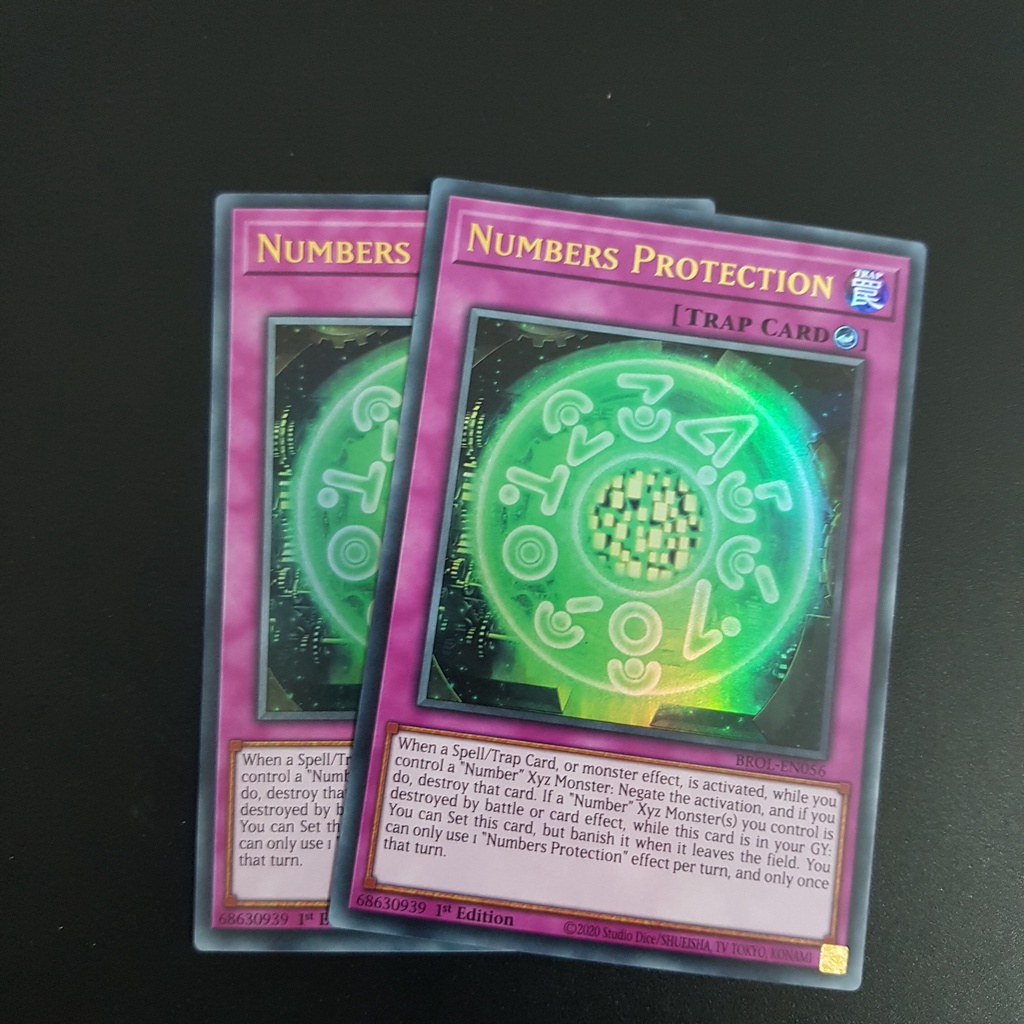 Lá bài Numbers Protection - BROL-EN056 - Ultra Rare 1st Edition