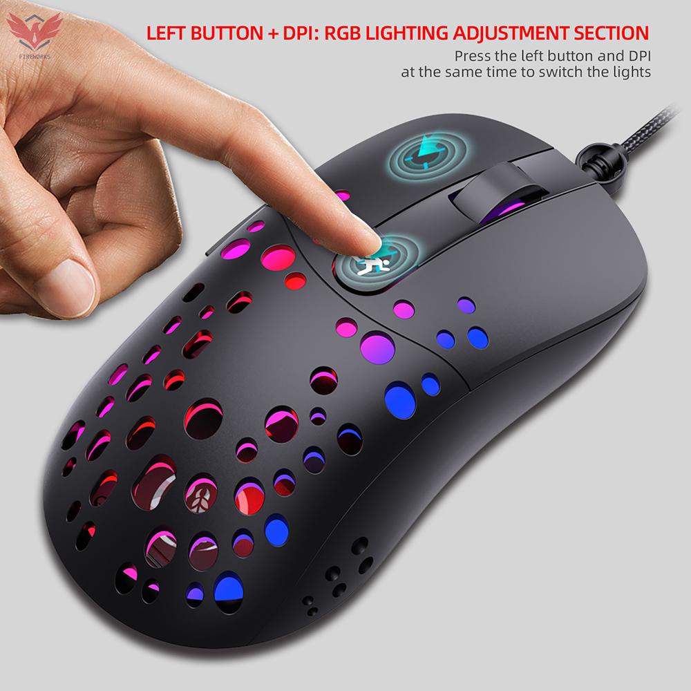 Chuột Gaming Hxsj A904 Có Dây 6 Chế Độ Dpi