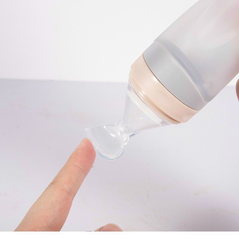 Bình Thìa Ăn Dặm Molli Dung Tích 90ml Hỗ Trợ Uống Sữa, Ăn Bột An Toàn Tiện Lợi