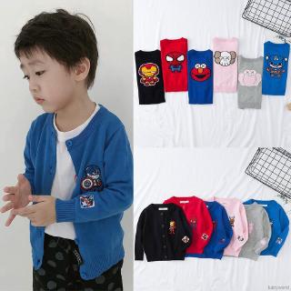 Áo khoác cardigan đan len có nút ấm áp cho bé gái