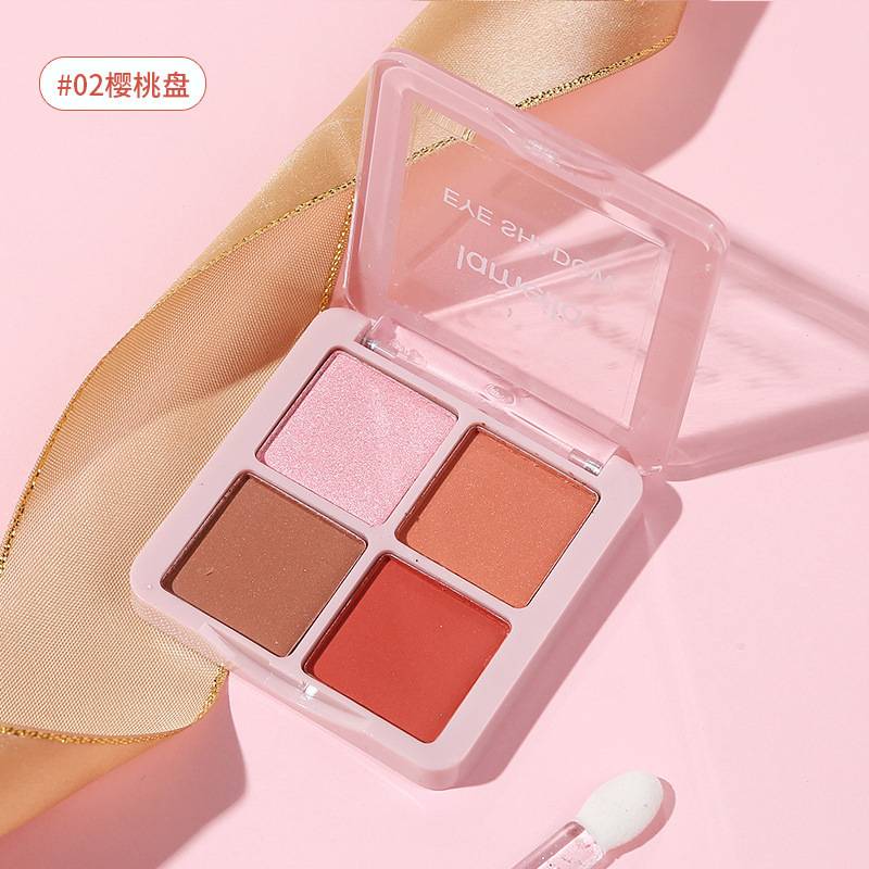 [Hàng mới về] Bảng phấn trang điểm mắt LAMEILA 4 màu ánh ngọc trai lấp lánh chống thấm nước mẫu 5086 | BigBuy360 - bigbuy360.vn