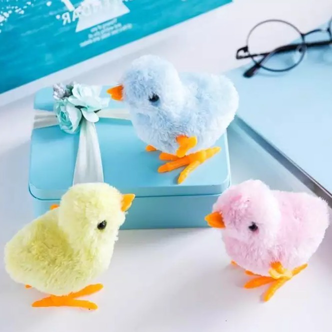 Gà Con Vặn Dây Cót Nhảy Cute Cho Bé Nhiều Màu Siêu Đáng Yêu