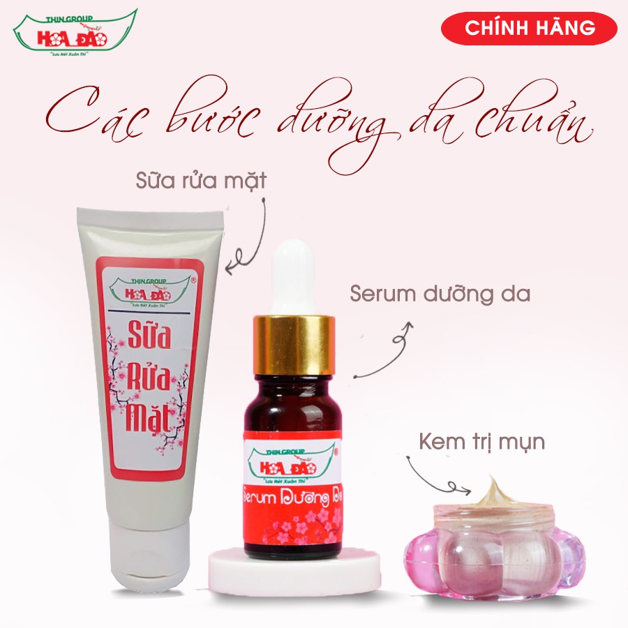 Sữa rửa mặt trà xanh Hoa Đào - Dịu nhẹ, làm sạch sâu