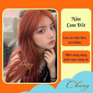 Thuốc Nhuộm Tóc Màu NÂU CAM ĐẤT Không Tẩy