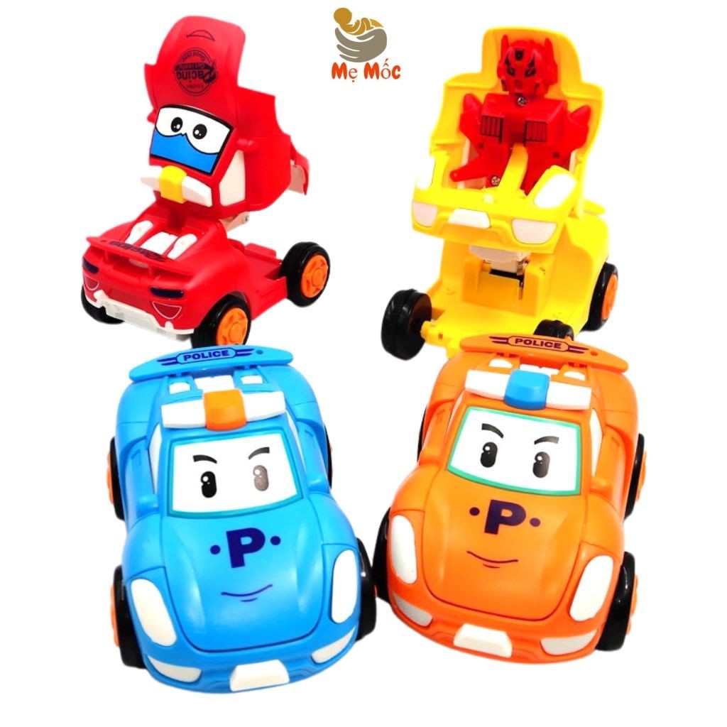 Bộ Đồ Chơi Ô Tô Biến Hình Thành Robot, Xe ô tô, Máy Bay Chạy Đà Siêu Nhanh Loại Xịn - Shop Mẹ Mốc ,OTBH
