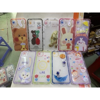 Ốp lưng Oppo A16K dẻo cạnh vuông lưng trong in hình kute bảo vệ cam