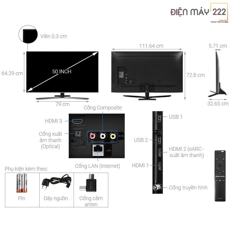 [Freeship HN] Smart Tivi Samsung 4K 50 inch UA50TU7000 Mới 2020 chính hãng