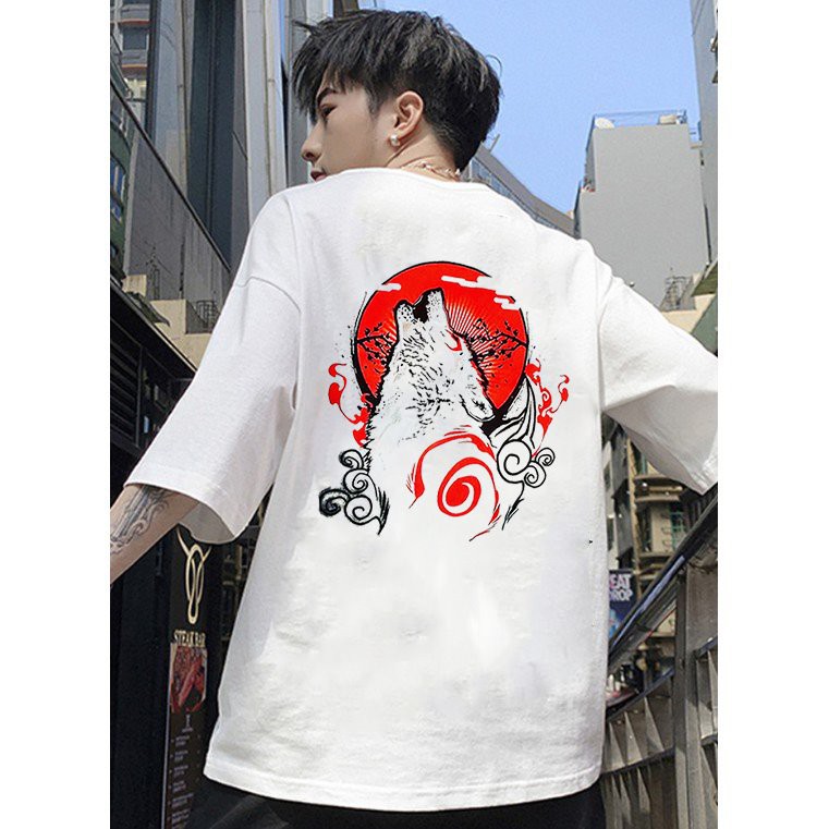 Áo thun unisex form rộng Nhật Bản đẹp độc lạ phong cách cá tính vải dày mịn 2019T2318