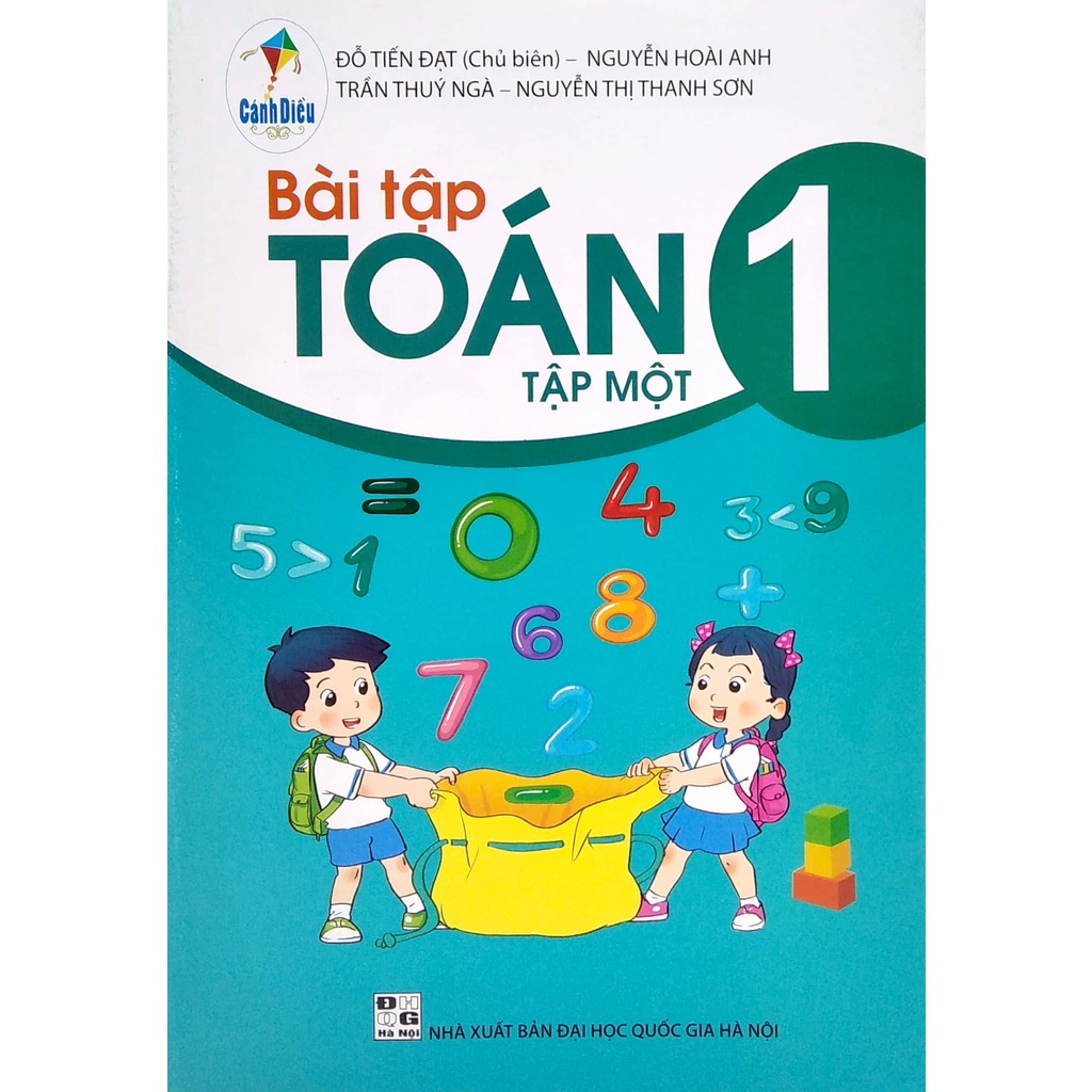 Sách Bài Tập Toán 1 - Tập 1 (Bộ Sách Cánh Diều) - 2020
