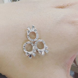 charm nơ tròn màu vàng bạc  MÃ B