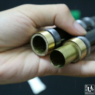 [Sáo dizi ] Sáo trúc dizi màu đen có khớp nối tiện lợi  ( full phụ kiện )_ tone đô F_Sáo Trúc Lã Lộc