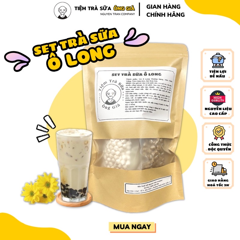 Set Nấu Trà Sữa Ô Long Đặc Biệt Hương Vị Phúc Long Tại Nhà – TIỆM TRÀ SỮA ÔNG GIÀ
