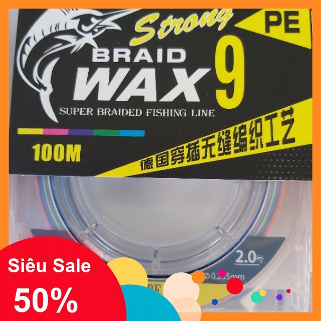 DÂY PE SIÊU BỀN 7 MÀU X9