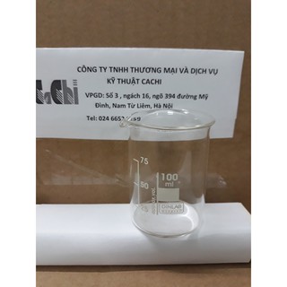 Cốc thủy tinh có mỏ 100ml của Đức