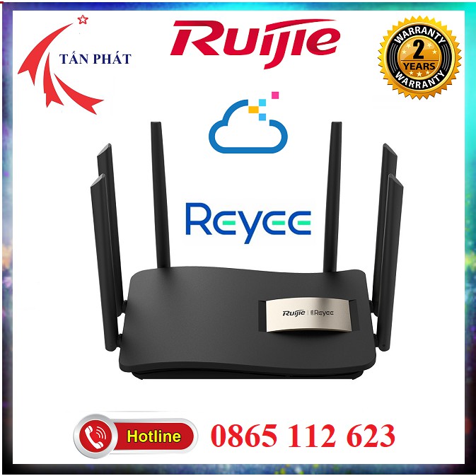 Bộ phát WiFi 6 Anten ( Râu ) Mesh Ruijie Reyee RG - EW1200 &amp; EW1200G PRO Gia Đình Văn Phòng AC1200  2 băng tần 36TH