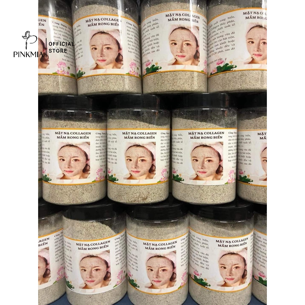 Mặt Nạ Collagen Mầm Rong Biển Dưỡng Trắng Da- Hũ 500gr