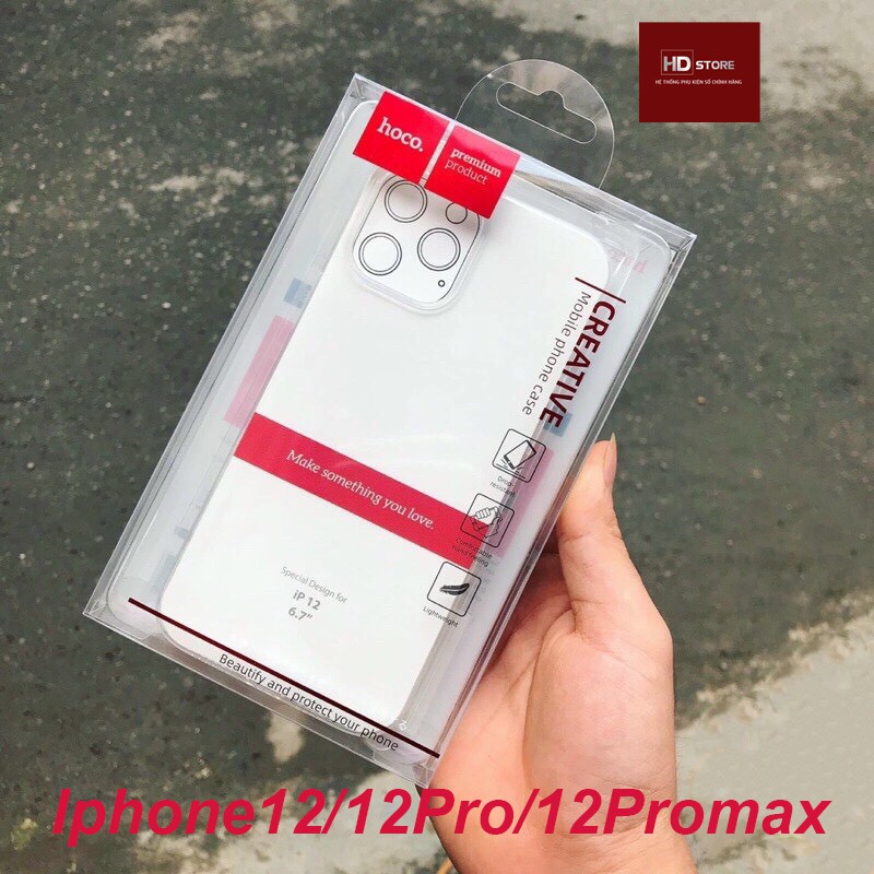 Ốp Silicon Trong Siêu Mỏng chính hãng HOCO cho IP 12/12Pro/12ProMax