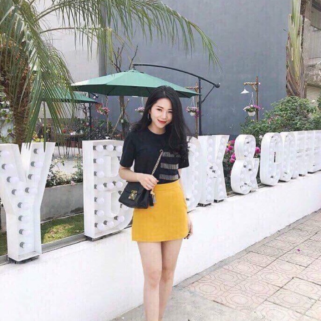 Quần váy mango cát hàn