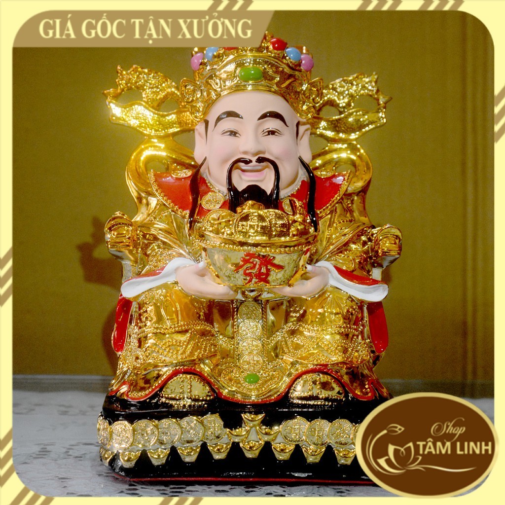Tượng Thần Tiền đặt bàn thờ Thần Tài Thổ Địa xi vàng-Nhiều cỡ GIÁ TỐT NHẤT THỊ TRƯỜNG