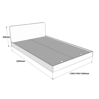 Giường bệt 1m2 x2m x15cm