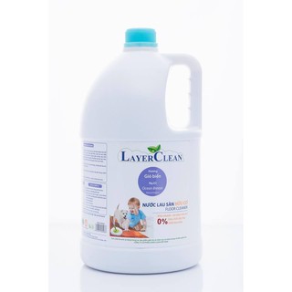 Lau sàn hữu cơ Layer Clean 5 lít hương Gió biển