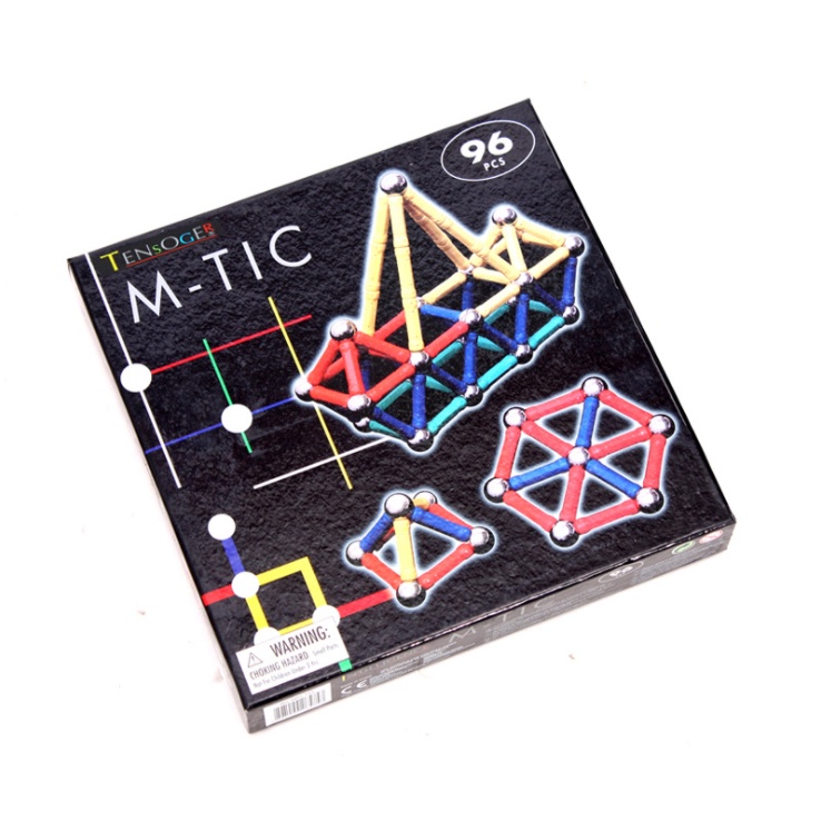 Bộ Đồ Chơi Trí Tuệ Ghép Hình Nam Châm M-Tic 96 Chi Tiết Bicky