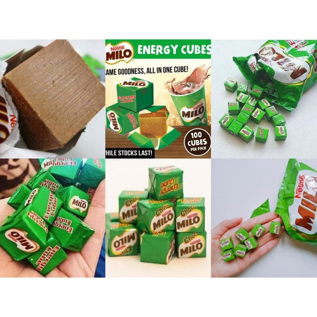 Kẹo Nestle Milo Cube gói 275gr (100 viên)