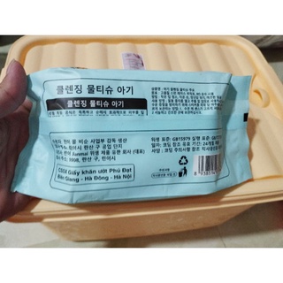 Khăn ướt Phú Đạt thùng 10 gói