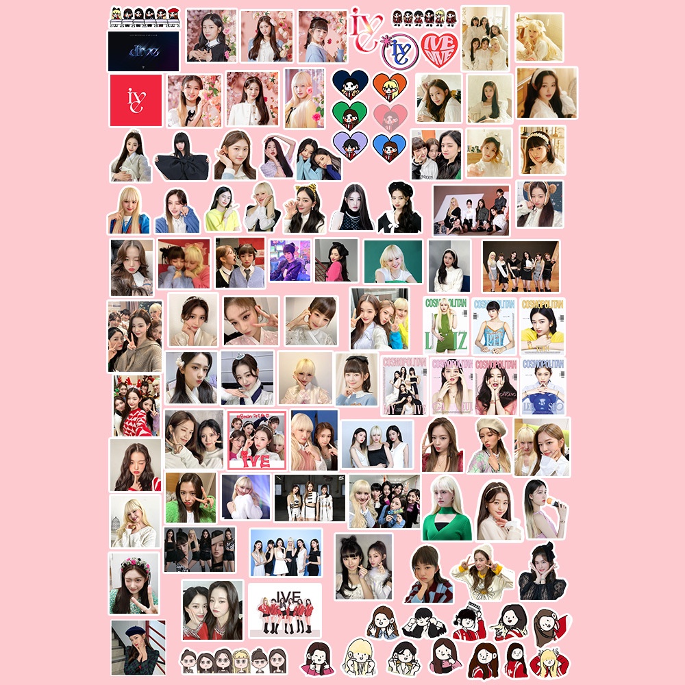 IVE The 1st Album  Sticker Phone Luggage Tag Diy Stickers