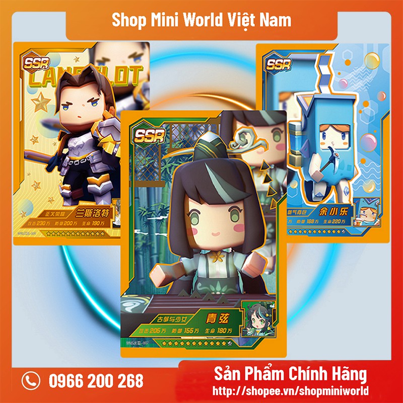 Bộ Sưu Tập Thẻ Bài Mini World SS8 [Trọn Bộ Gồm 20 Gói, 120 Thẻ Bài]