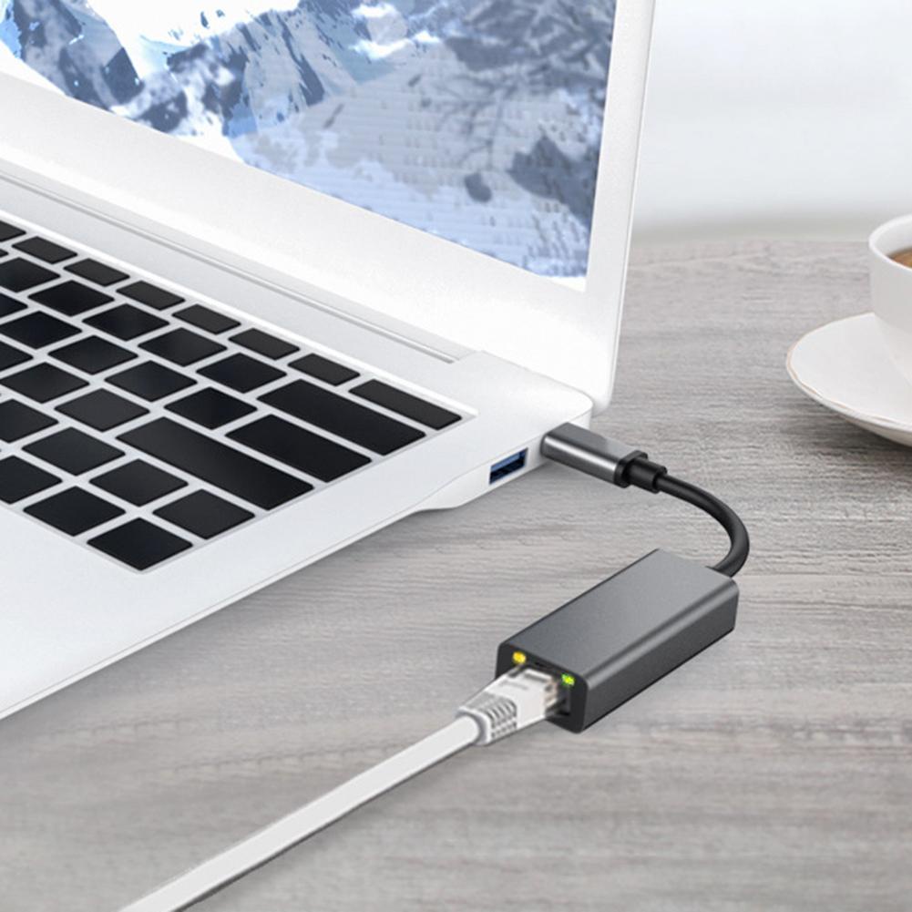 Bộ Chuyển Đổi Hub 4 Trong 1 Loại Type C / USB-A sang 3 Cổng USB 2.0 / RJ45 Lan cho laptop Macbook 4 in 1