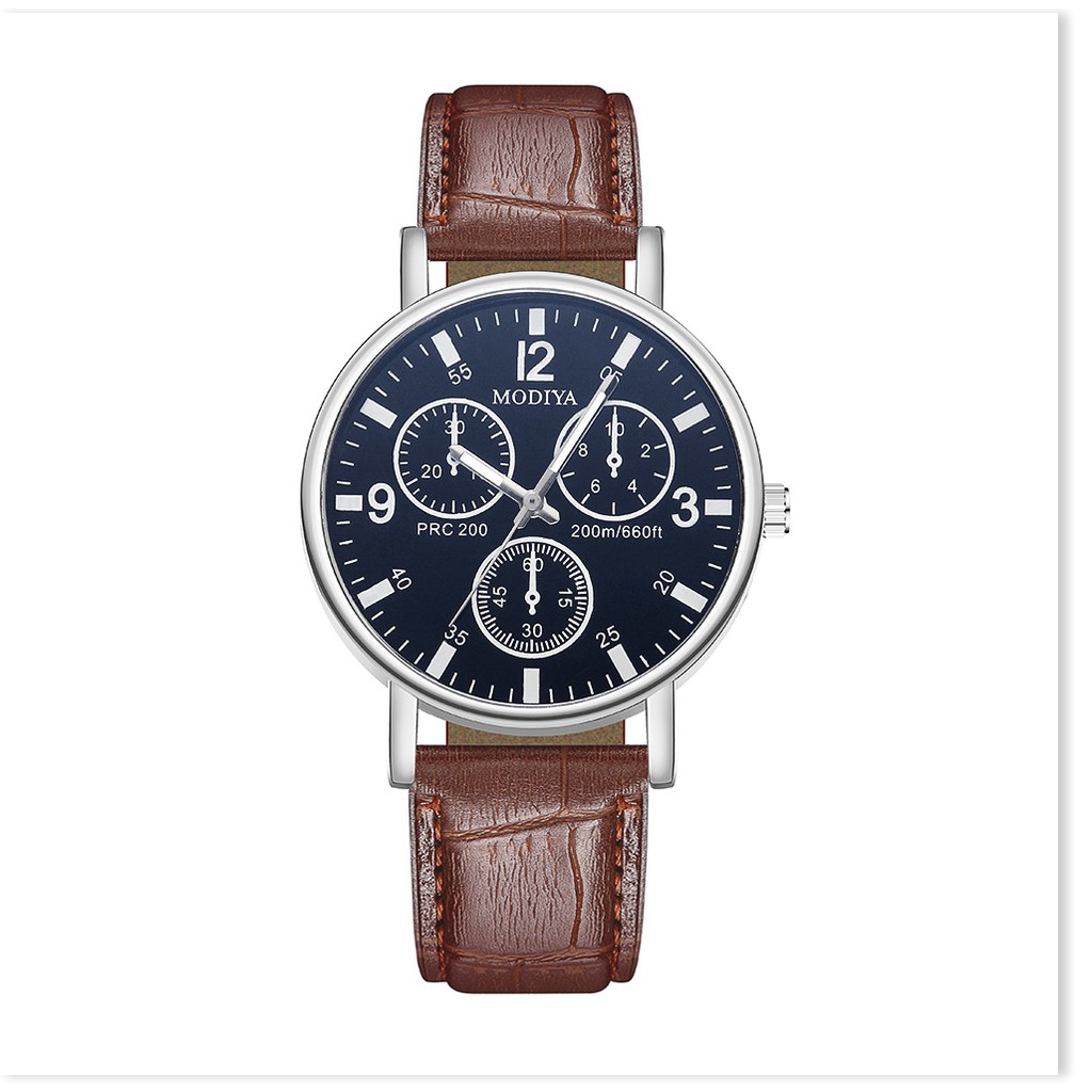 Đồng hồ nam dây da PANDAWATCH cơ cấu thạch anh giá rẻ | BigBuy360 - bigbuy360.vn