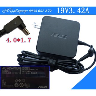 Sạc Adaptor Asus 19V-3.42A 65W Đầu số 4 (4.0*1.35) Jack cắm loại chân nhỏ