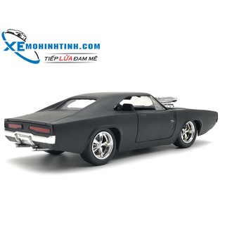 XE MÔ HÌNH Dom’S Dodge Charger 1:24 (Đen)