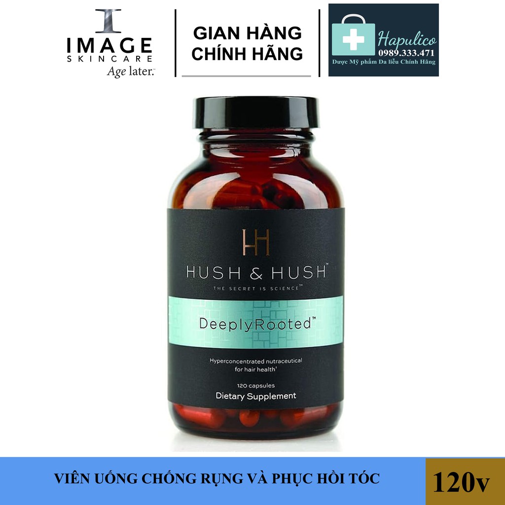 Chống rụng tóc Hush And Hush Image Deeply Rooted 120 viên