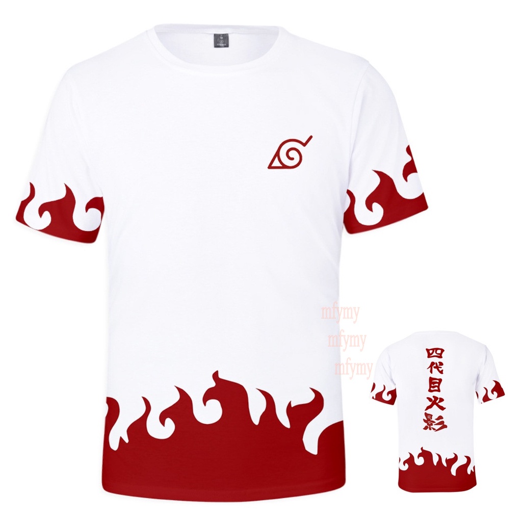 Áo Thun Ngắn Tay Hóa Trang Nhân Vật Anime Naruto Cho Bé Trai/Bé Gái