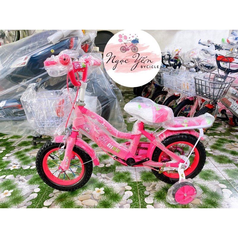XE ĐẠP TRẺ EM 12IN GHBIKE 2 ỐNG ĐÀI LOAN NEW