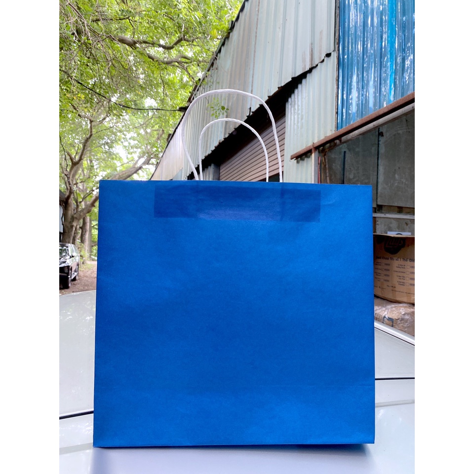 SET 100 Túi GIẤY KRAP NHẬT 30x32x13cm quai giấy xoắn cao 30cm ngang 32cm hông 13cm ĐỦ MÀU