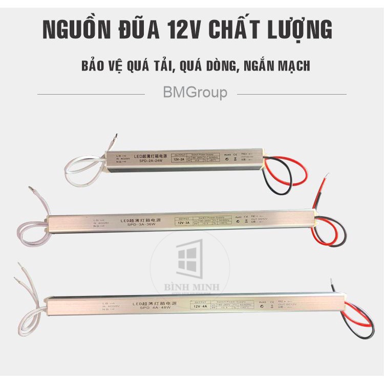 Nguồn led đũa 12v 2A - 12V 3A - 12V 5A