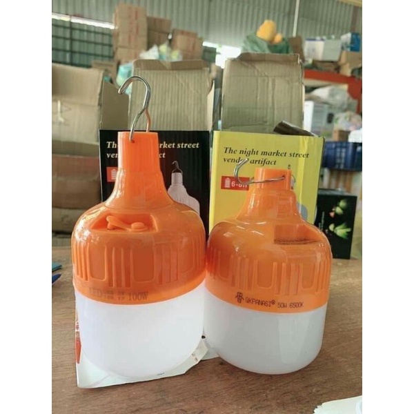 Bóng đèn tích điện siêu sáng 100W - Loại tốt