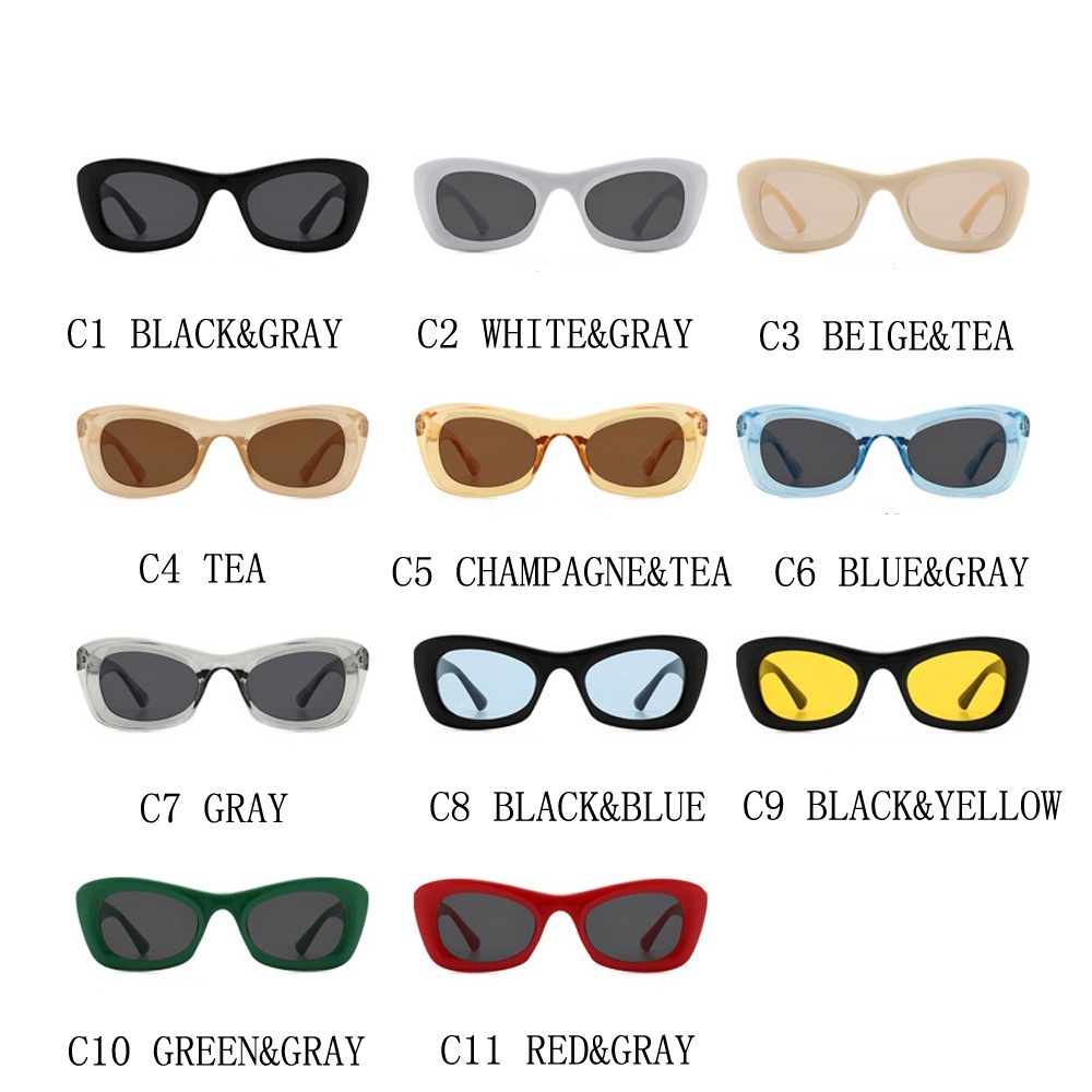 Kính mát chống tia UV400 thời trang hiphop năng động cho nam nữ