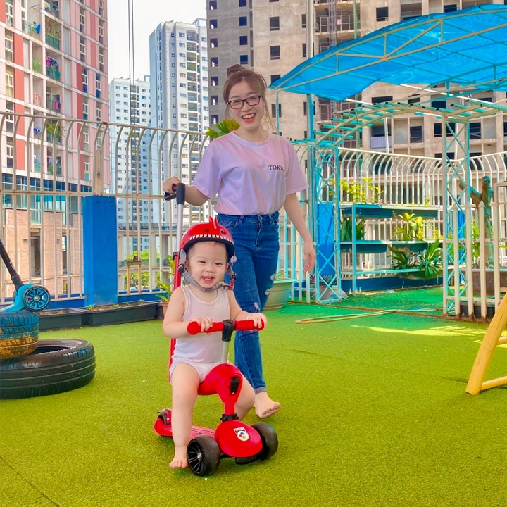 Xe scooter cho bé, Xe Scooter And Ride Novo X9 Xe Scooter - Xe chòi chân chính hãng